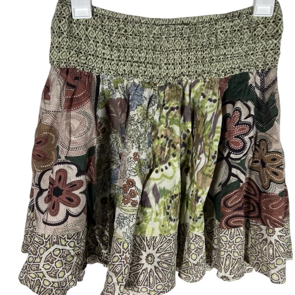 Daytrip Floral Boho Skirt Size S